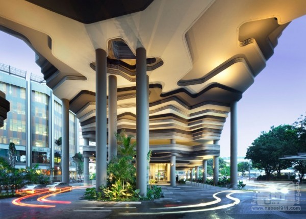 برج سكاي جاردنز أروع فندق بسنغافورة Parkroyal-sky-garden-hotel-3