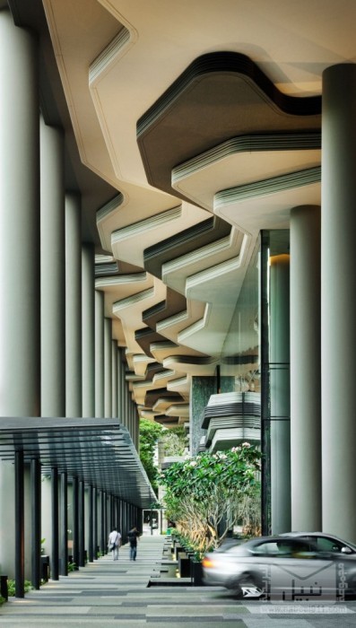 برج سكاي جاردنز أروع فندق بسنغافورة Parkroyal-sky-garden-hotel-6-582x1024