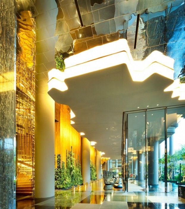 برج سكاي جاردنز أروع فندق بسنغافورة Parkroyal-sky-garden-hotel-7